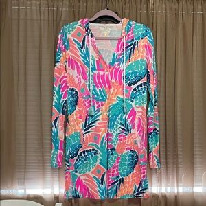 Lilly Pulitzer hooded cover up